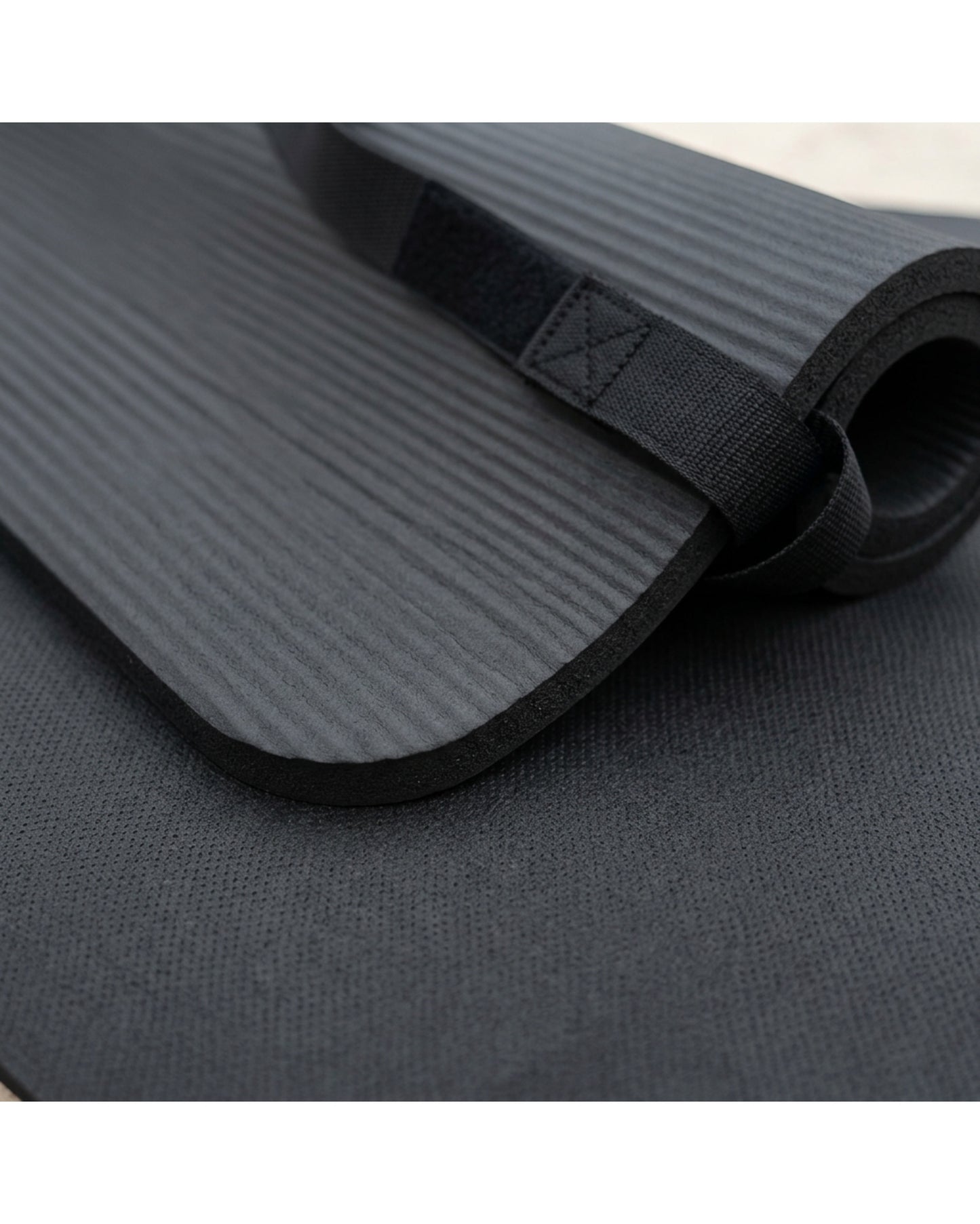 Krxnw Extra Thick NBR Comfort Yoga Mat Graphite - Detail view